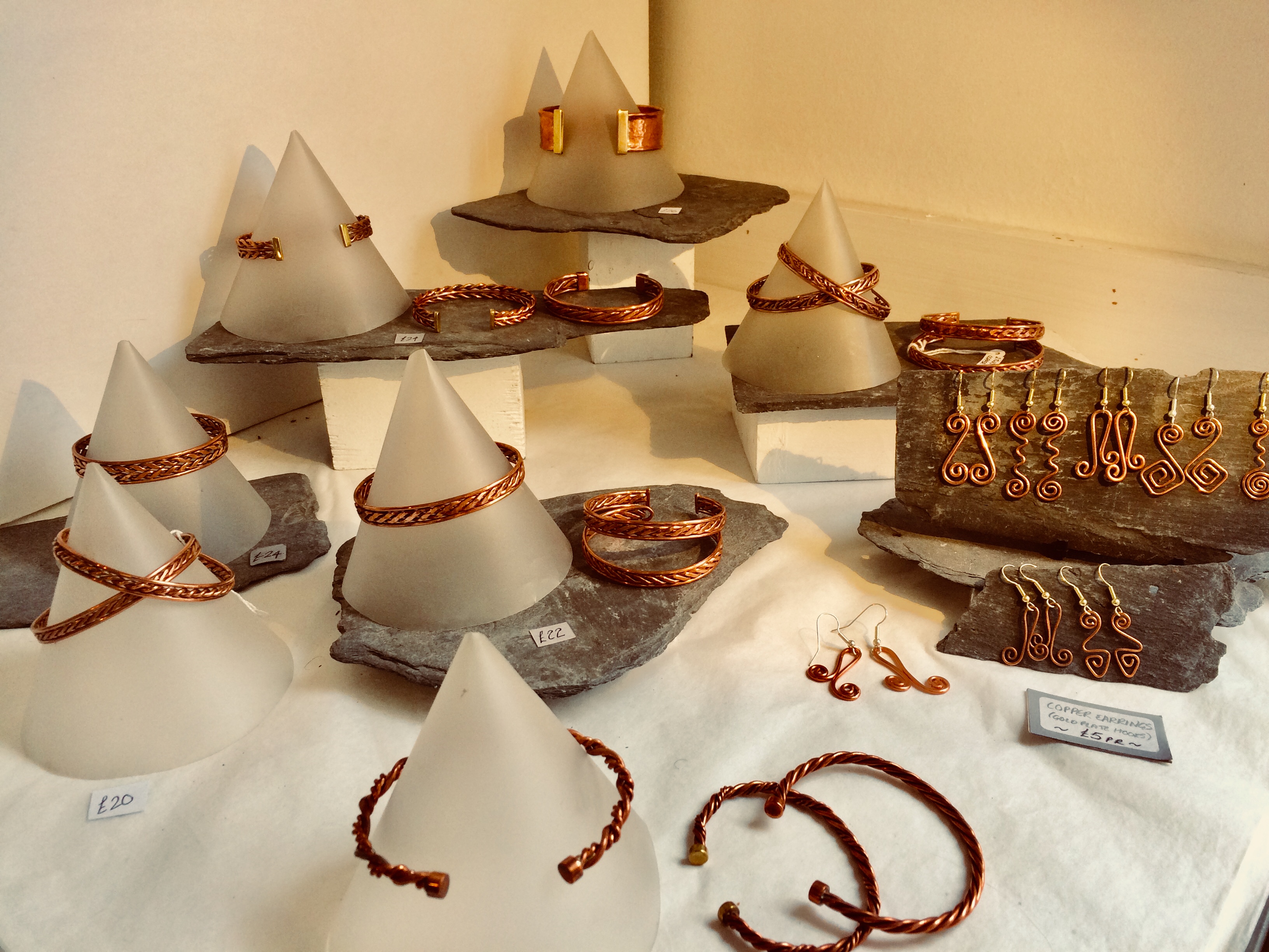 Copper bangles